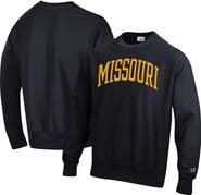Champion Men's Champion Black Missouri Tigers Arch Reverse Weave Pullover Sweatshirt
