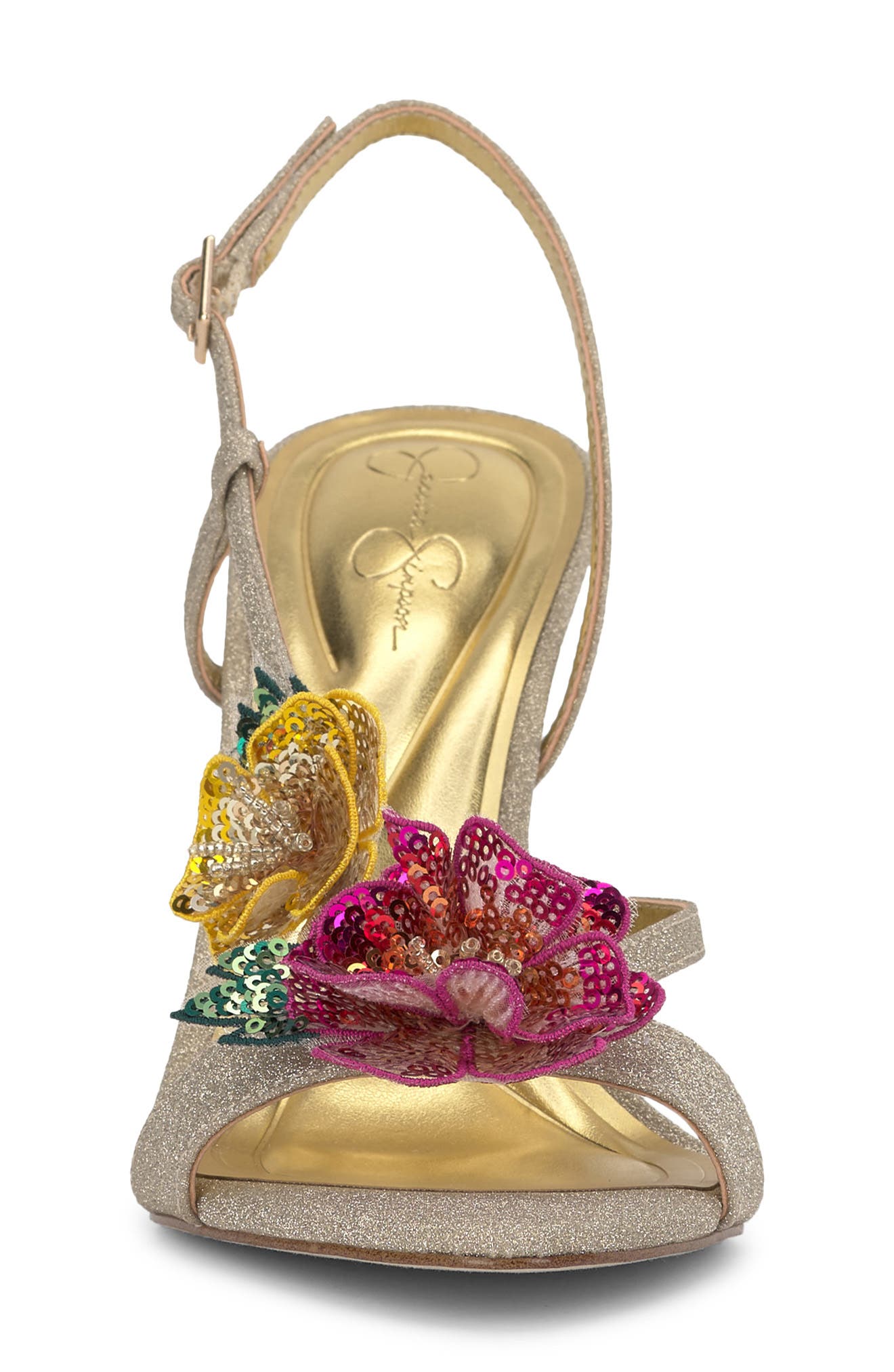 Nivory Half d'Orsay Sandal, Alternate, color, GOLD