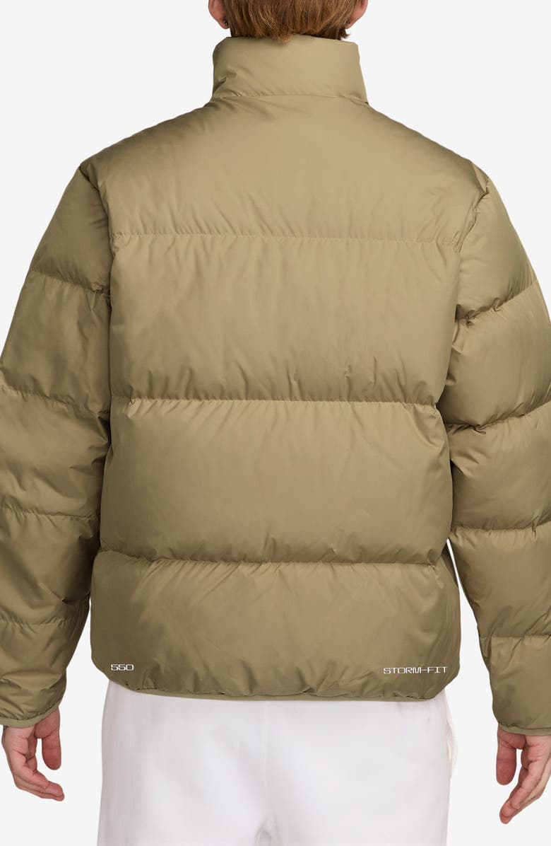 Nike Sportswear Club Storm-FIT Quilted Down Puffer Jacket, Alternate, color, Parachute Beige/ White