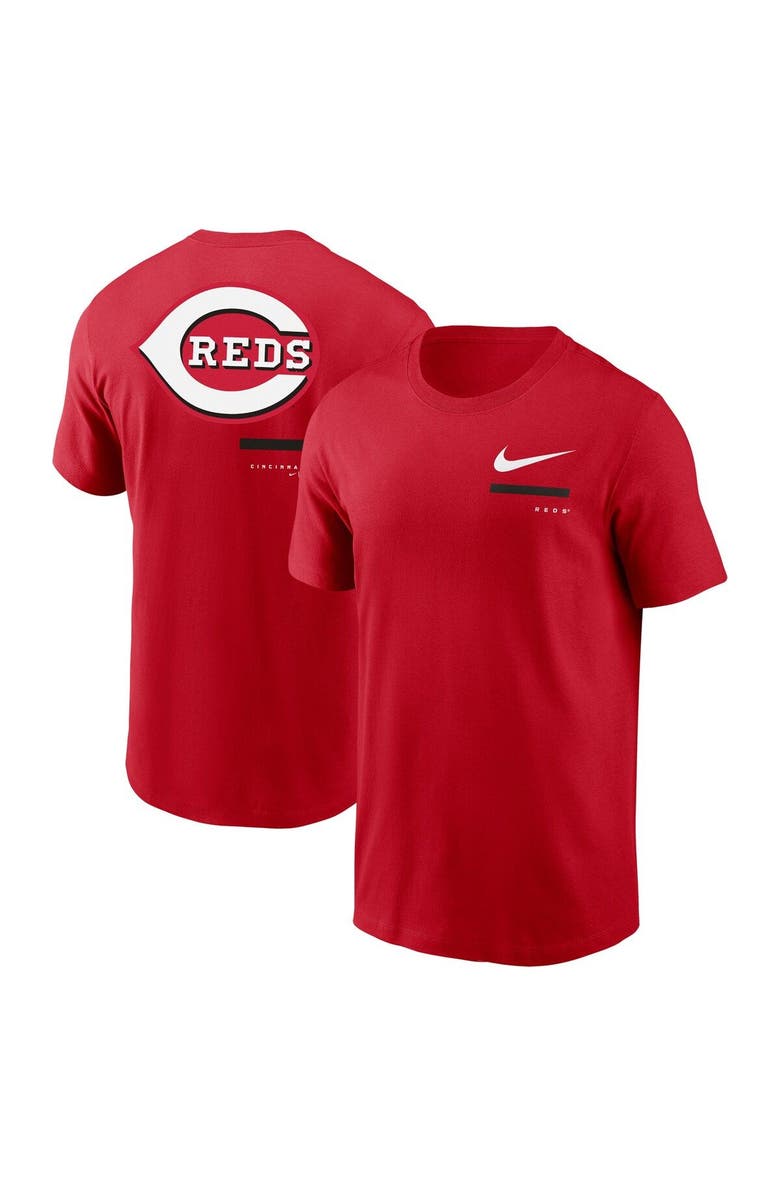 Nike Men's Nike Red Cincinnati Reds Over the Shoulder T-Shirt, Main, color, Red