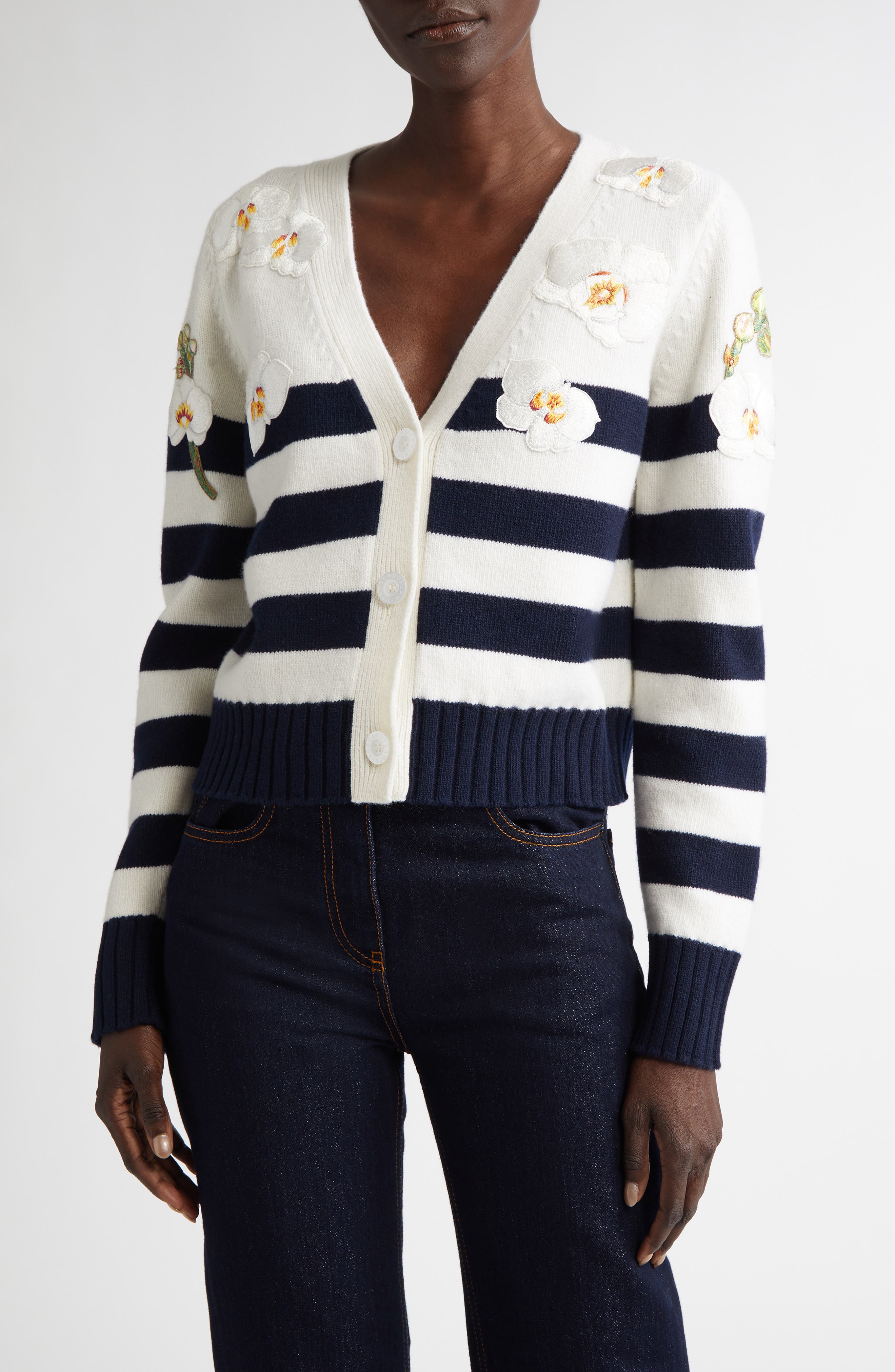 selected NAVY/ IVORY