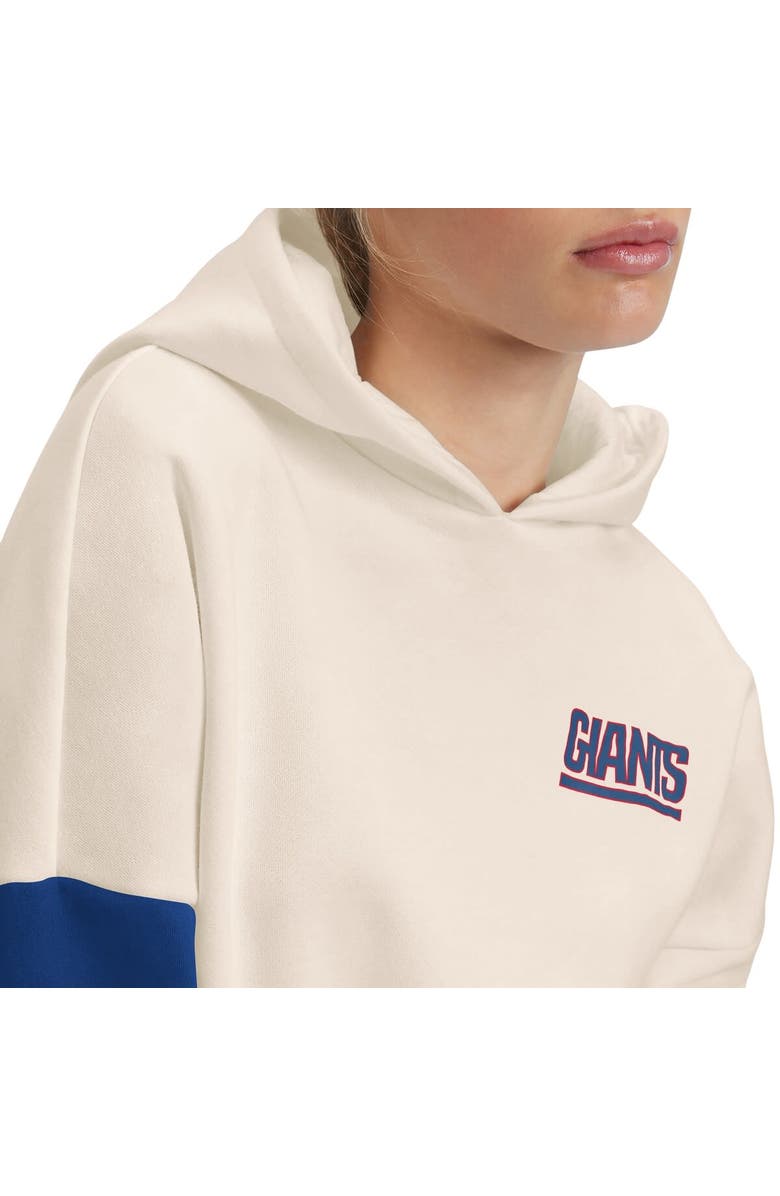 Tommy Hilfiger Women's Tommy Hilfiger Cream/Royal New York Giants Harriet Pullover Hoodie, Alternate, color, Cream
