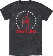 Coca Cola Men's Coca Cola Diet Can Stars Stamp Graphic T-Shirt