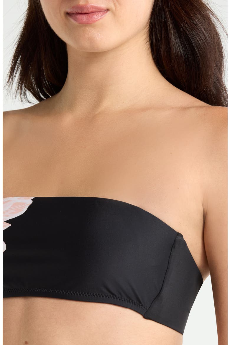Bandeau Bikini Top, Alternate, color, BLACK