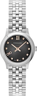 FERRAGAMO Duo Mini Bracelet Watch, 25mm