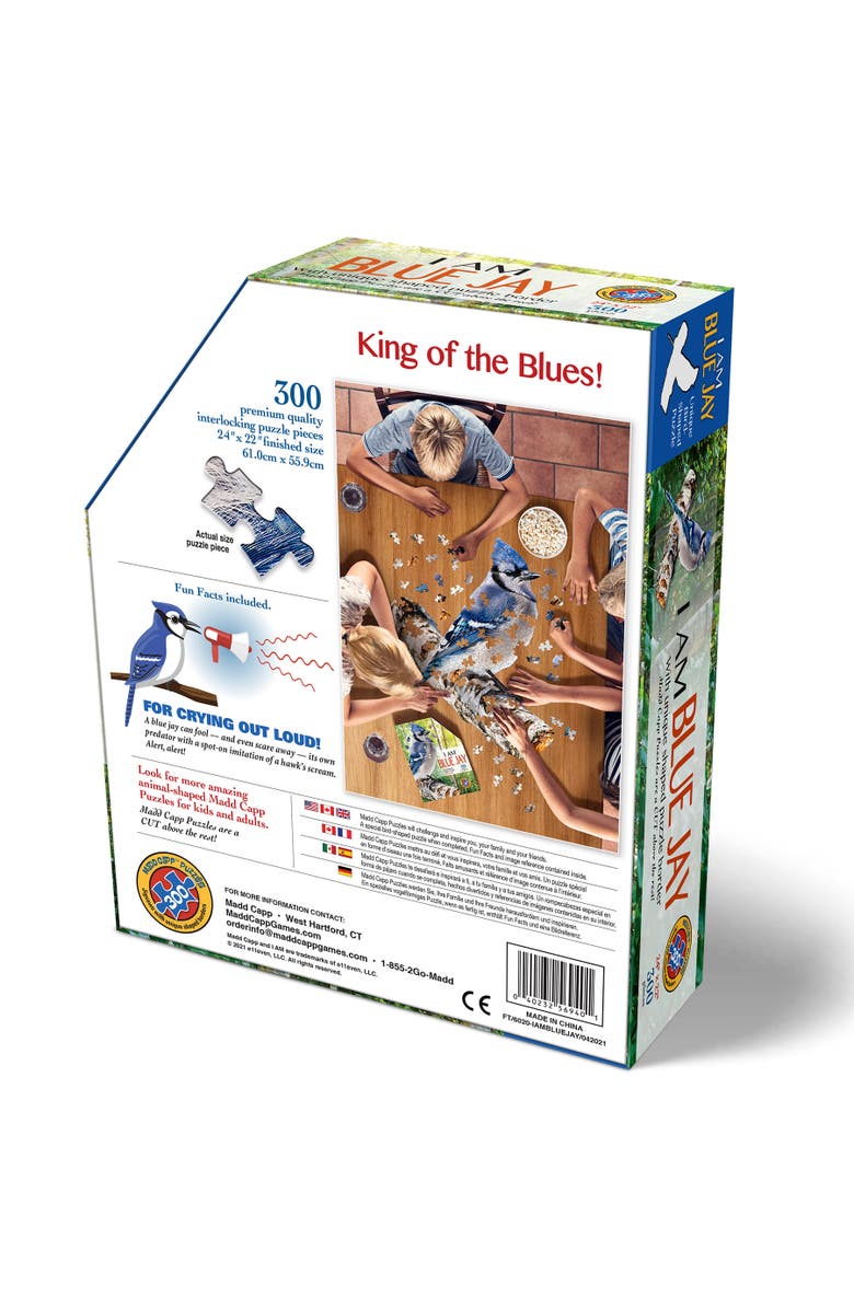 Madd Capp BLUE JAY 300 Piece Jigsaw Puzzle, Alternate, color, Multicolored