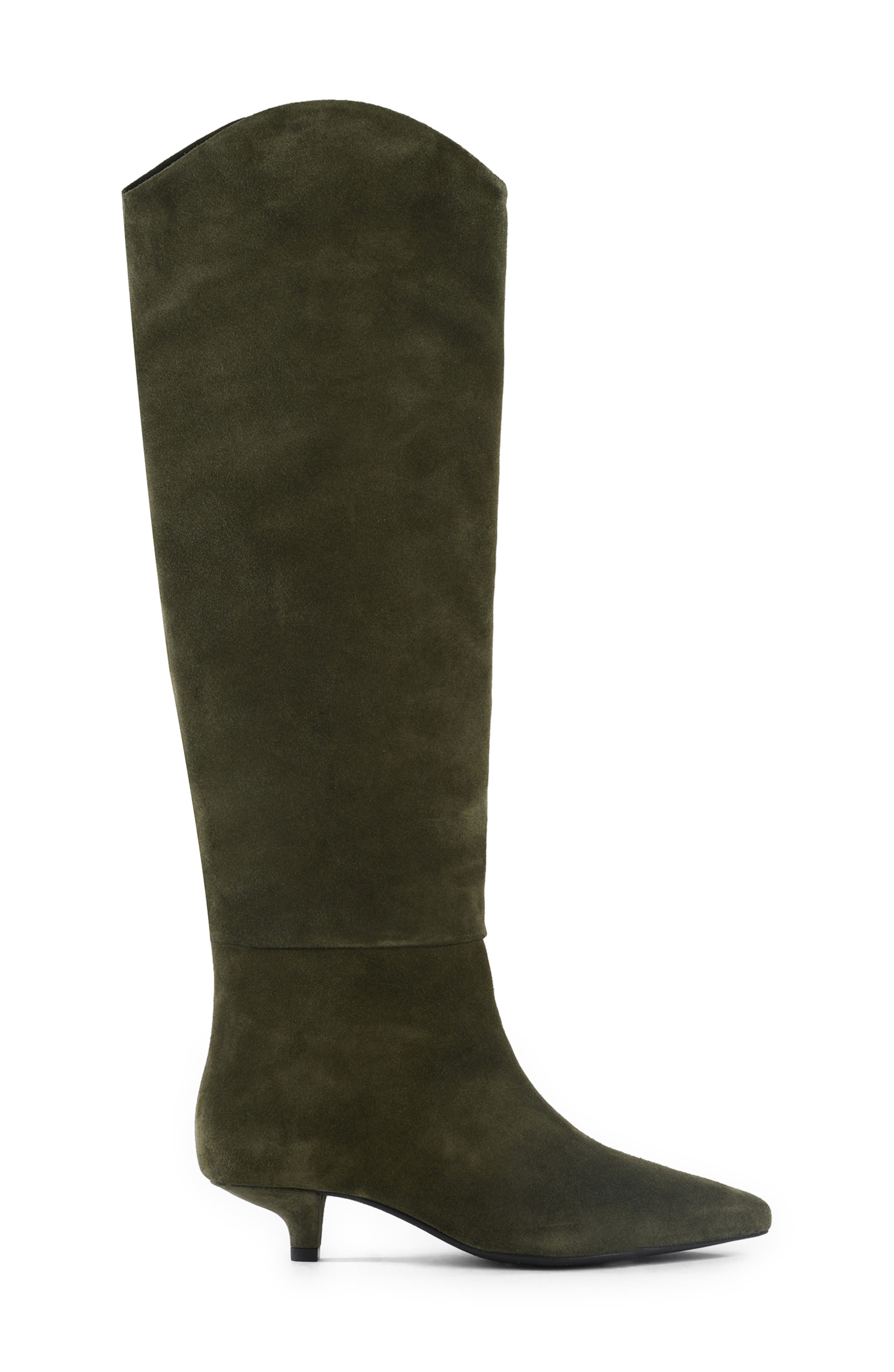 Love in a Mist Knee High Boot, Alternate, color, OLIVE