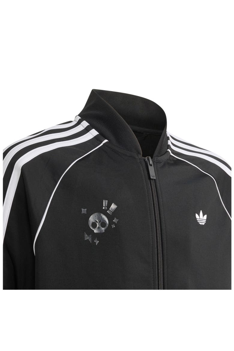 Kids' SST Track Top, Alternate, color, BLACK/ WHITE