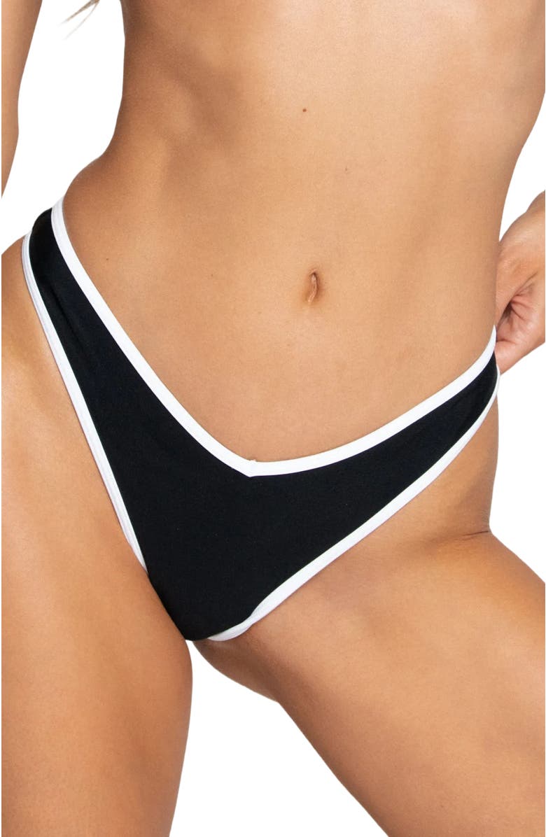 Bright Swimwear Zara Bottom, Main, color, Black
