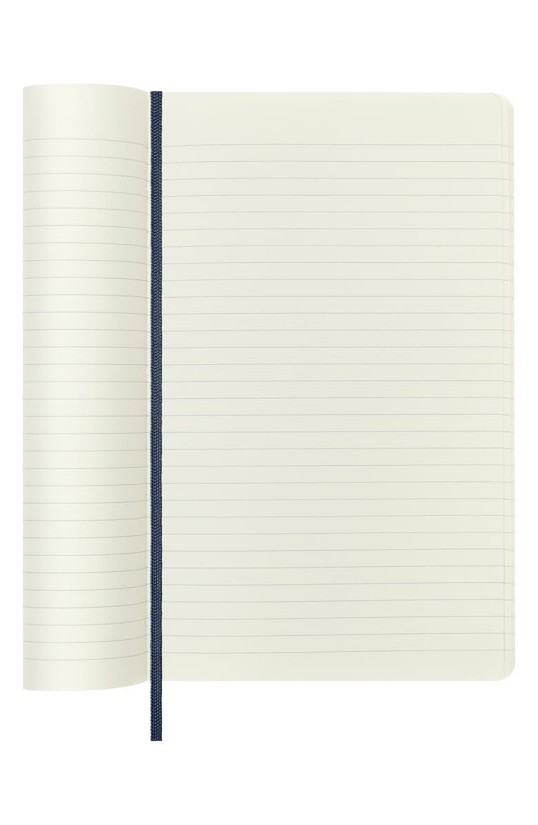 Moleskine Large Ruled Softcover Notebook, Alternate, color, Sapphire Blue