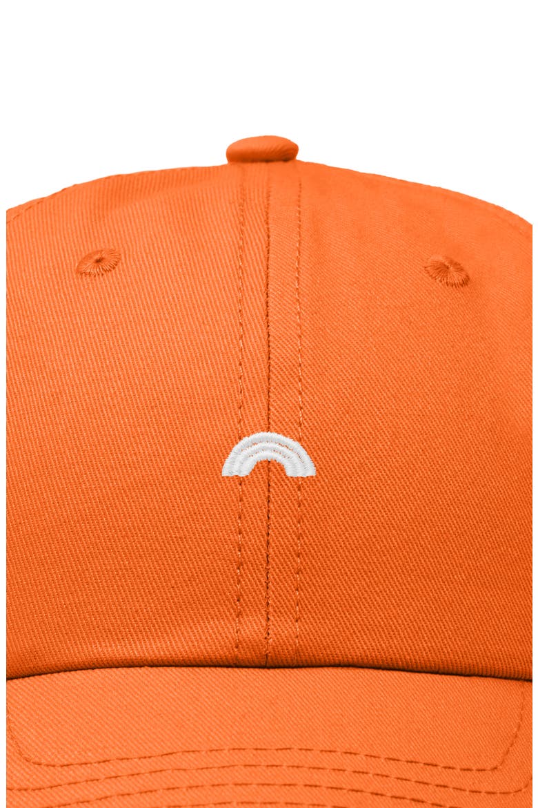 Lil Rainbow Dad Cap, Alternate, color, Orange