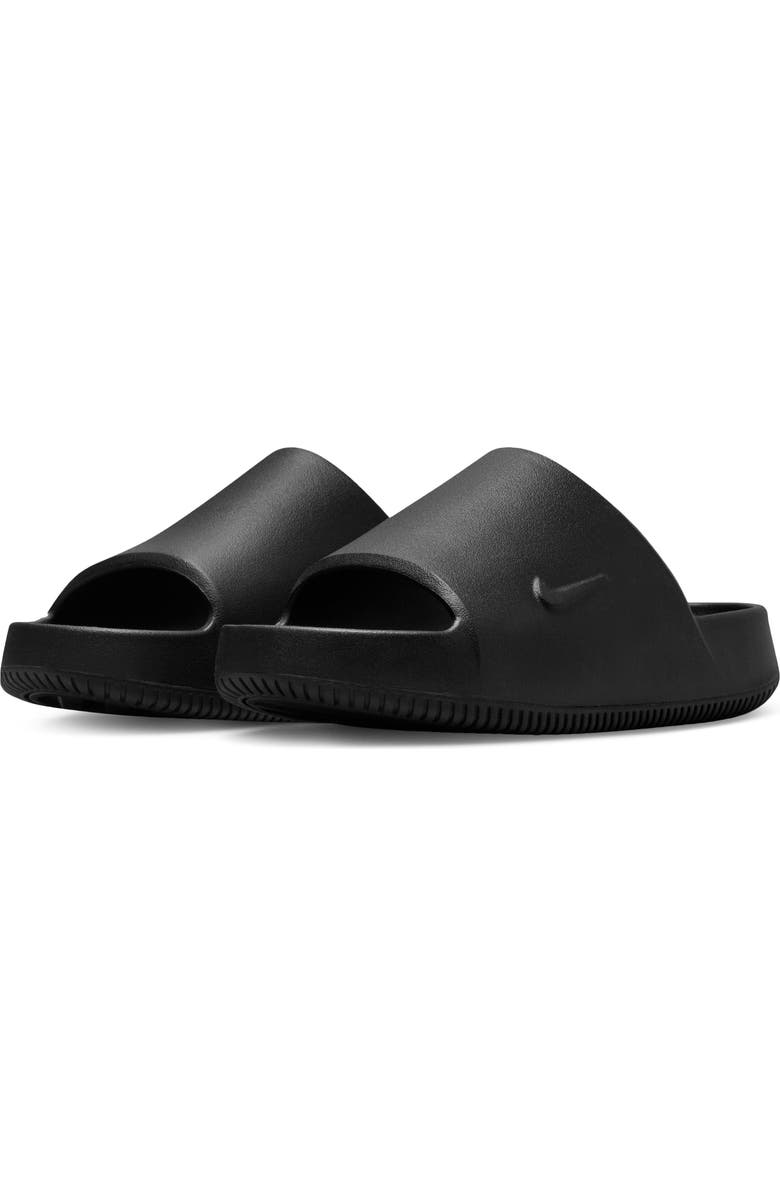 Nike Calm 2.0 Slide, Main, color, Black/ Black-Black