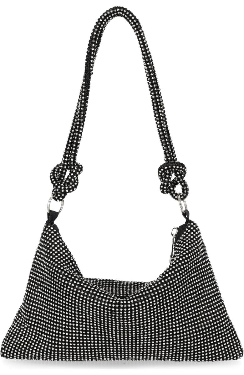 Jessica McClintock Dolly Crystal Mesh Shoulder Bag, Alternate, color,