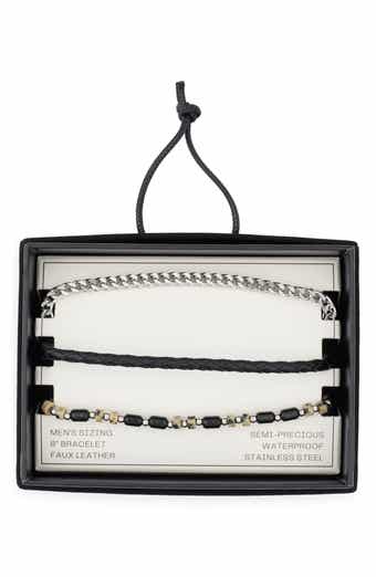 NORDSTROM RACK Men's 3-Piece Bracelet Set