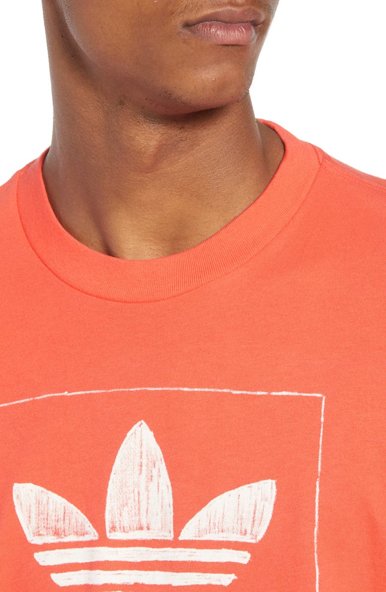 adidas Originals Hand Drawn Logo T-Shirt, Alternate, color,