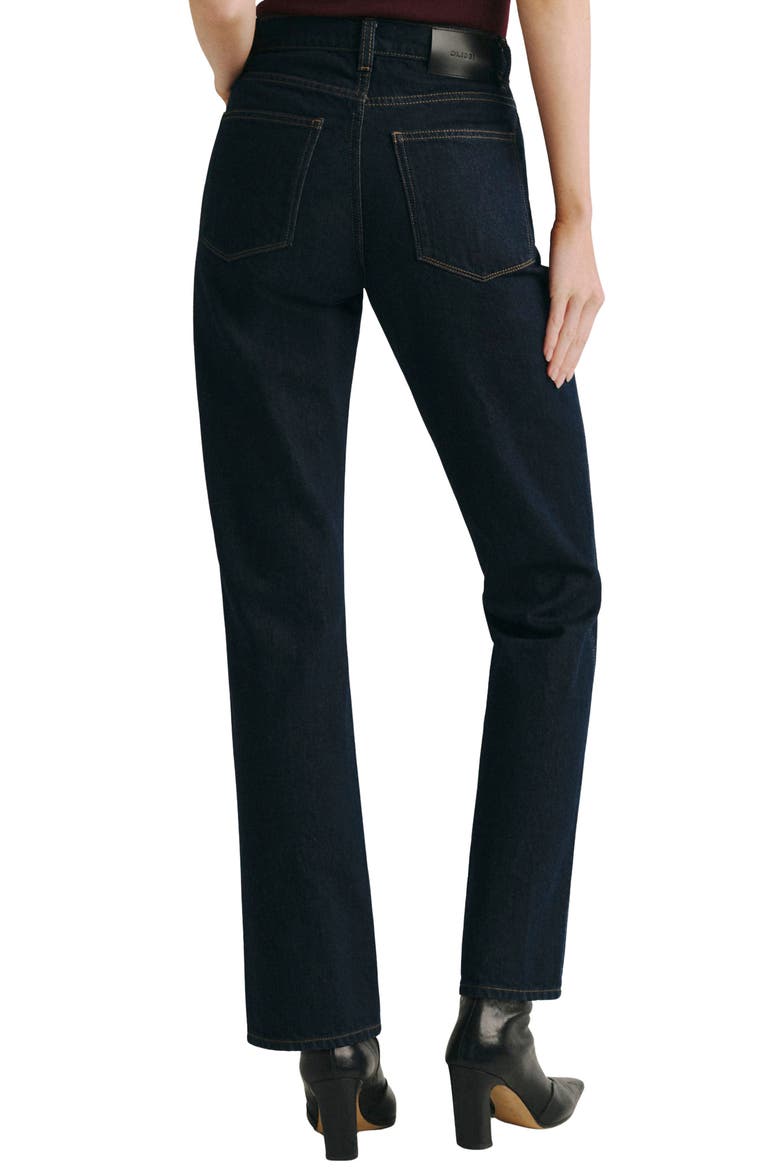 Cate High Waist Straight Leg Jeans, Alternate, color, HARVEST MOON