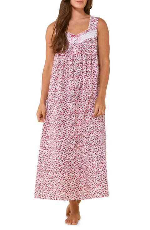 Eileen Sleeveless Cotton Nightgown