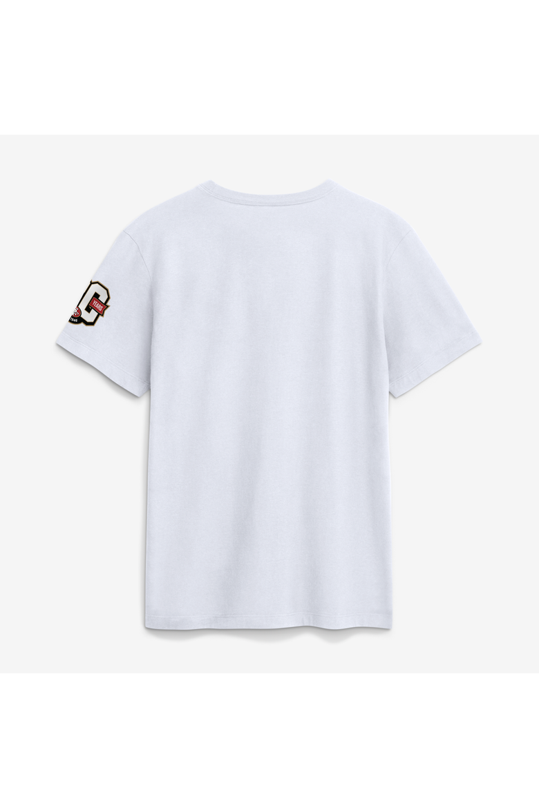 Men's Nike White San Francisco 49ers 80th Anniversary Goal Line Stand T-Shirt, Alternate, color, White