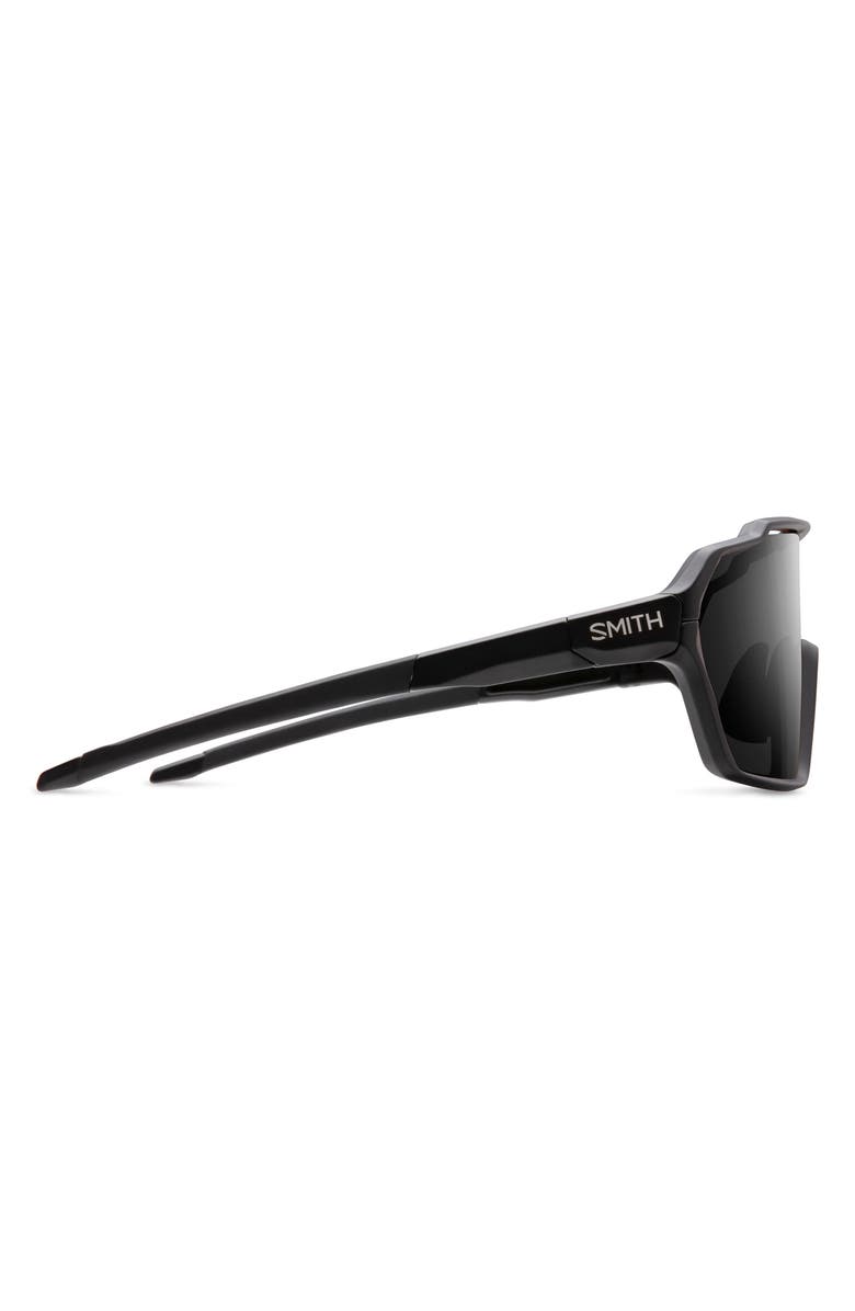 Smith Shift MAG<sup>™</sup> 143mm Shield Sunglasses, Alternate, color, Matte Black/ Chromapop Black