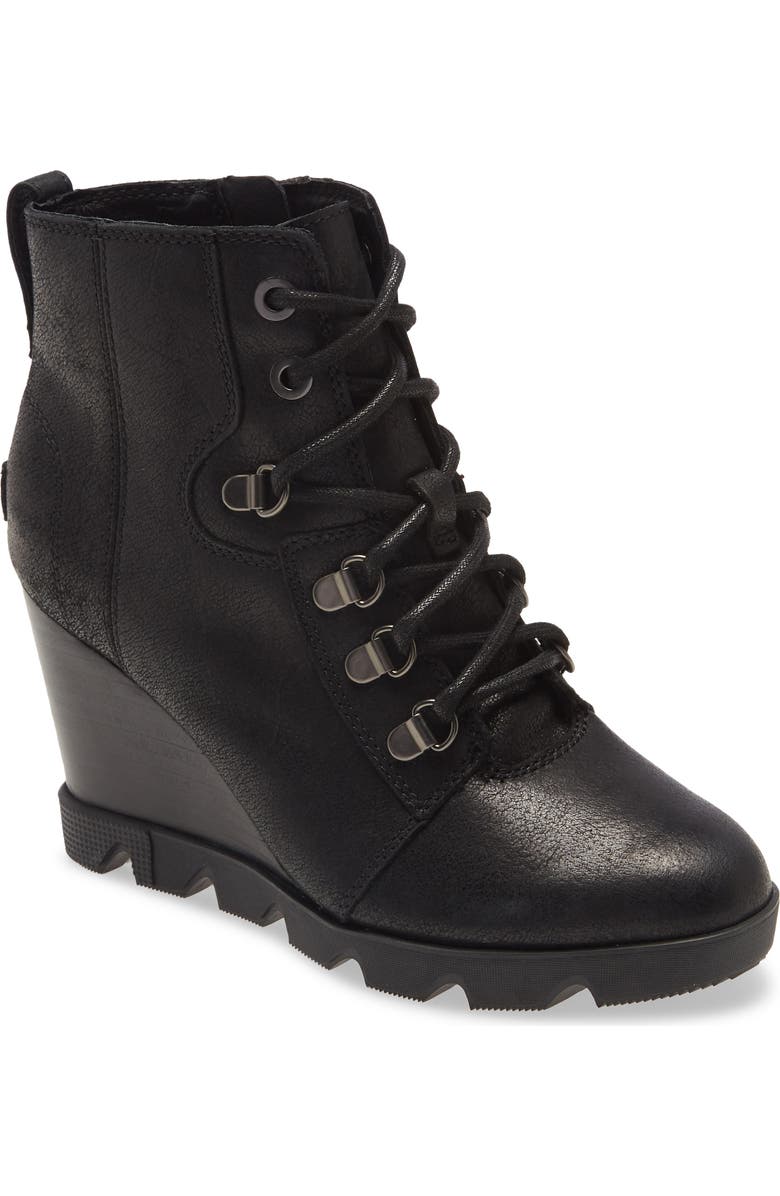 SOREL Joan Uptown Waterproof Wedge Bootie, Main, color,