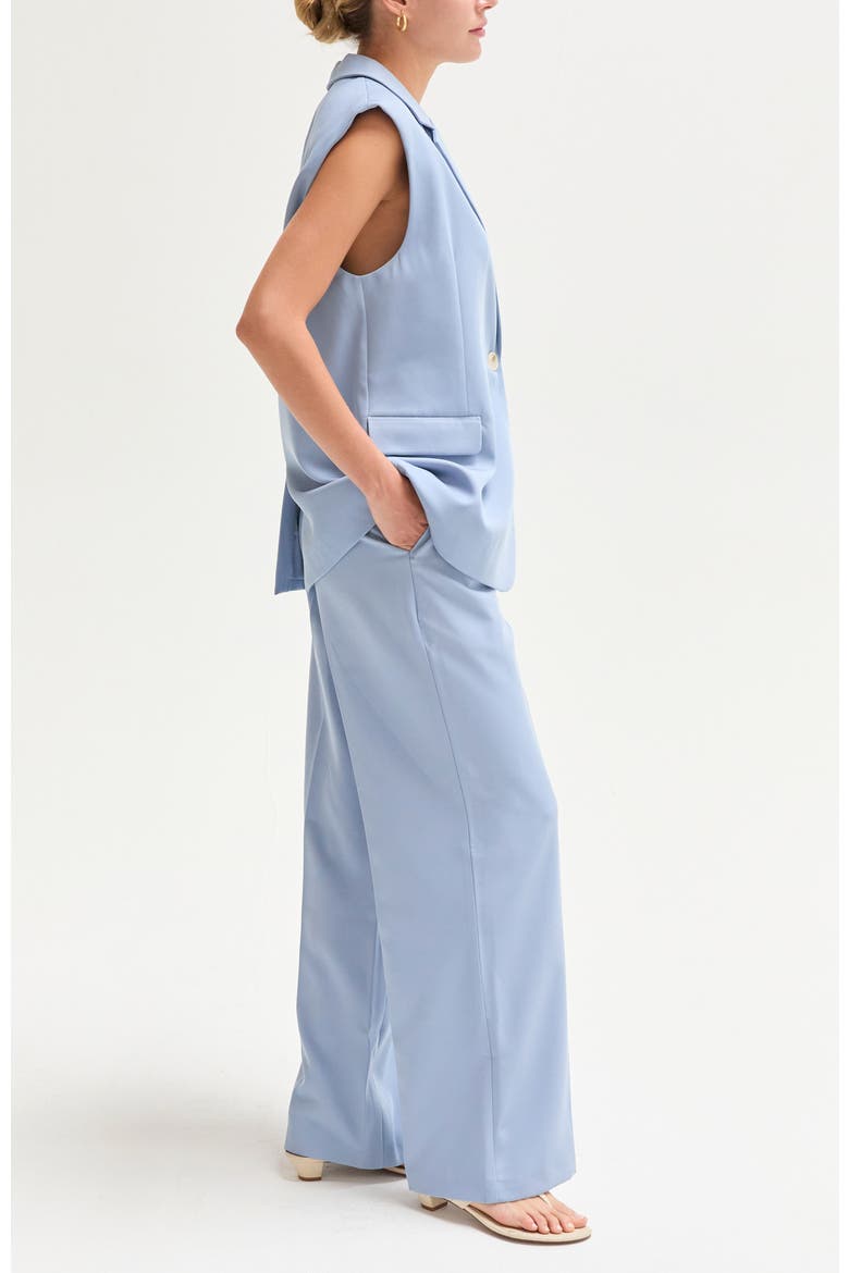 Wide Leg Trousers, Alternate, color, Blue