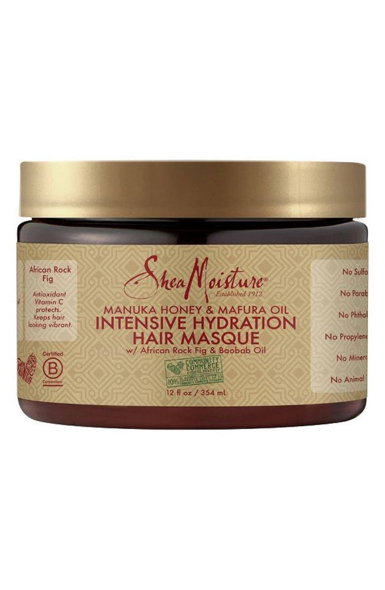 SHEA MOISTURE Manuka Honey & Mafura Oil Intensive Hydration Hair Masque, Main, color,