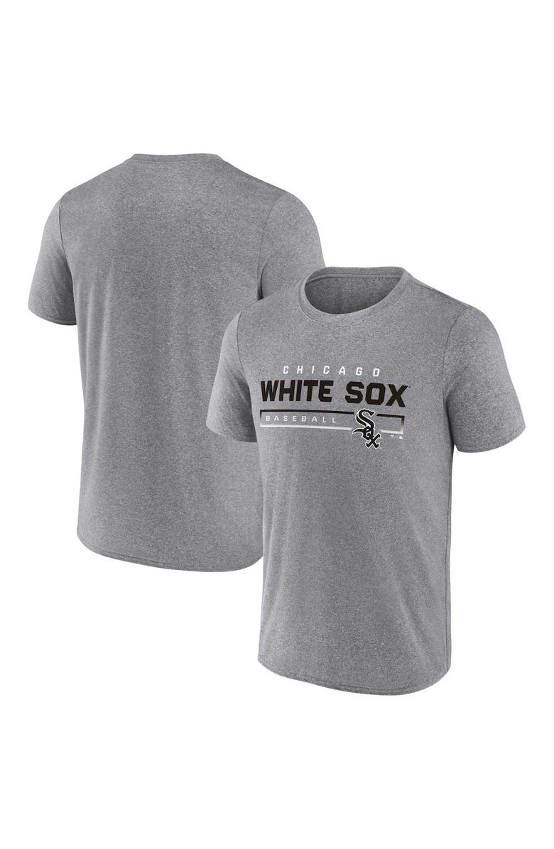 FANATICS Men's Fanatics Branded Heathered Gray Chicago White Sox Durable Goods Synthetic T-Shirt, Alternate, color, 