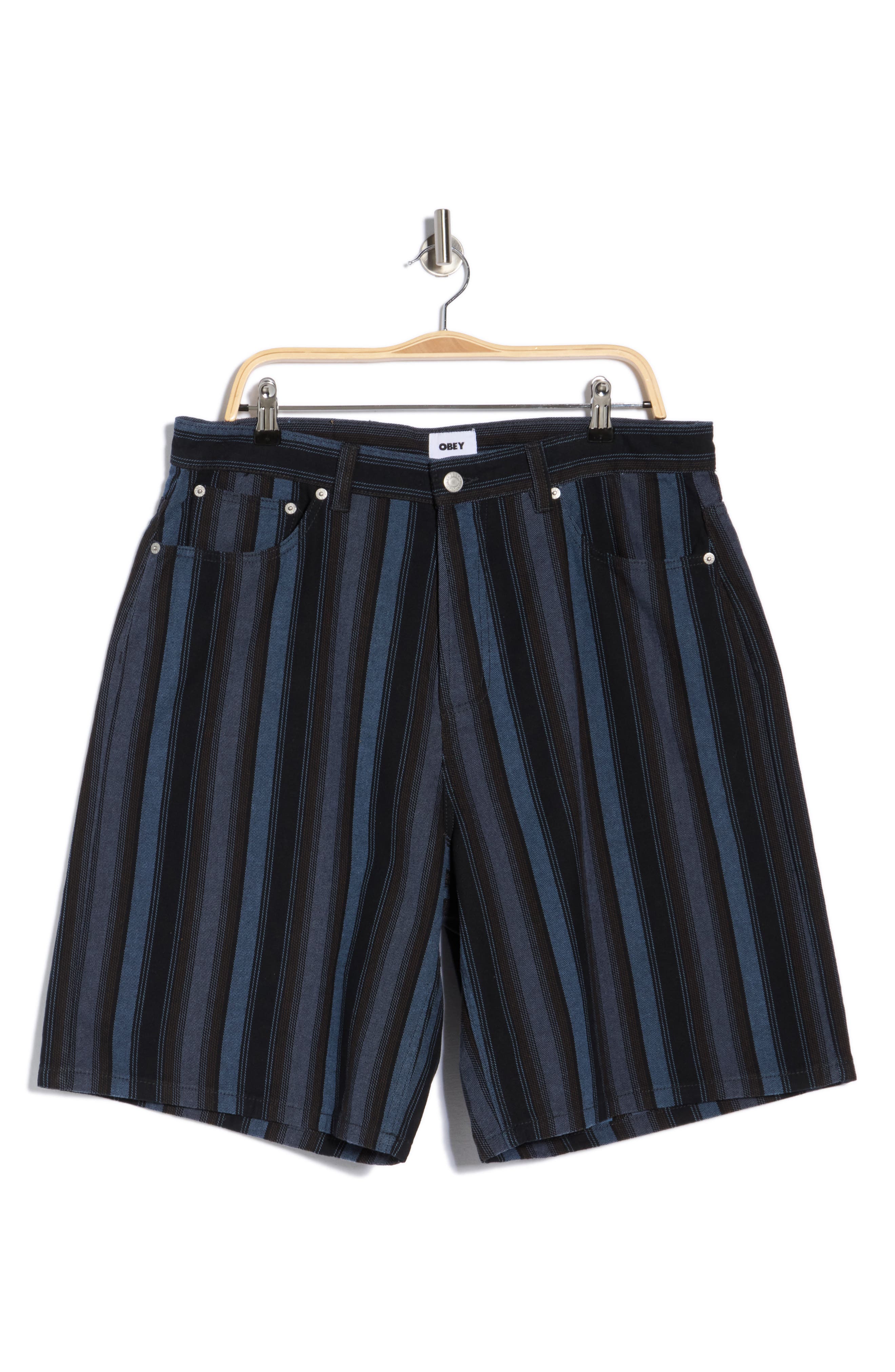 Baja Stripe Baggy Denim Shorts (Men) | Nordstromrack