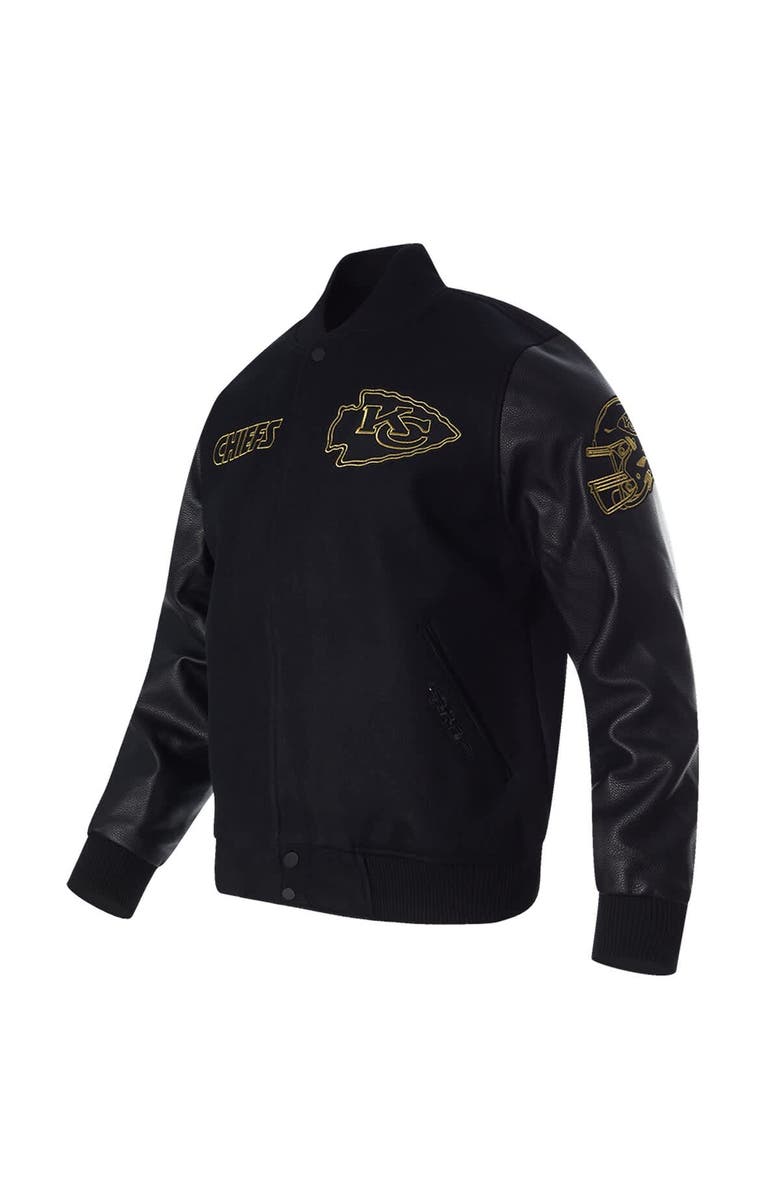 PRO STANDARD Men's Pro Standard Black Kansas City Chiefs Full-Zip Varsity Jacket, Alternate, color,
