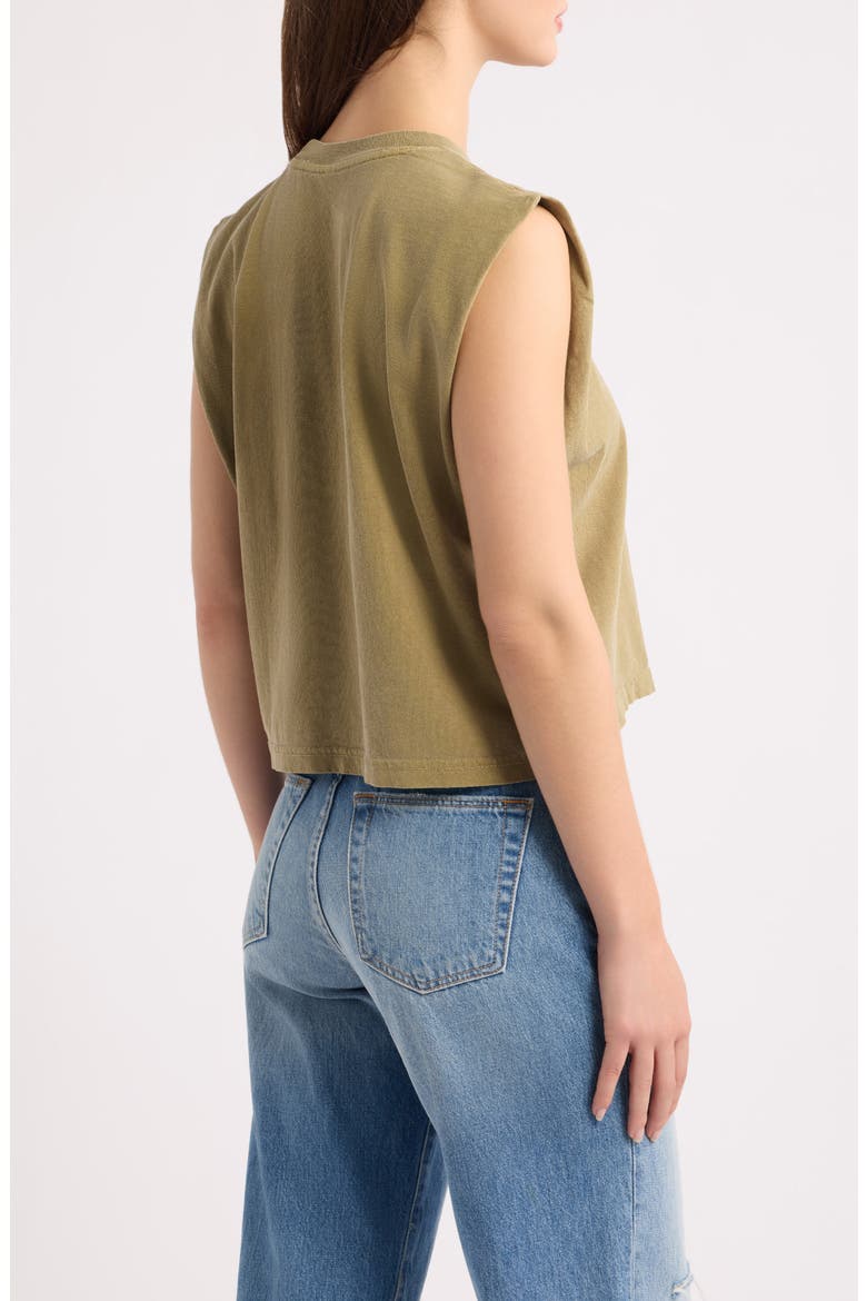 Little Lucy Biker Bar Muscle Tank, Alternate, color, FADED ARMY