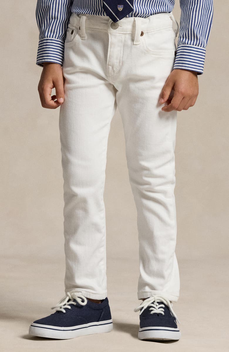 Polo Ralph Lauren Kids' Sullivan Slim Fit Jeans, Alternate, color, Cohen White