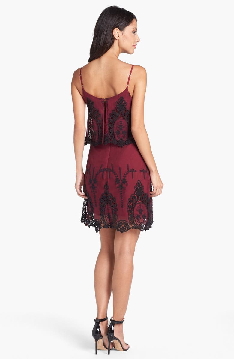 Dolce Vita Tiered Crinkled Silk Dress, Alternate, color, 