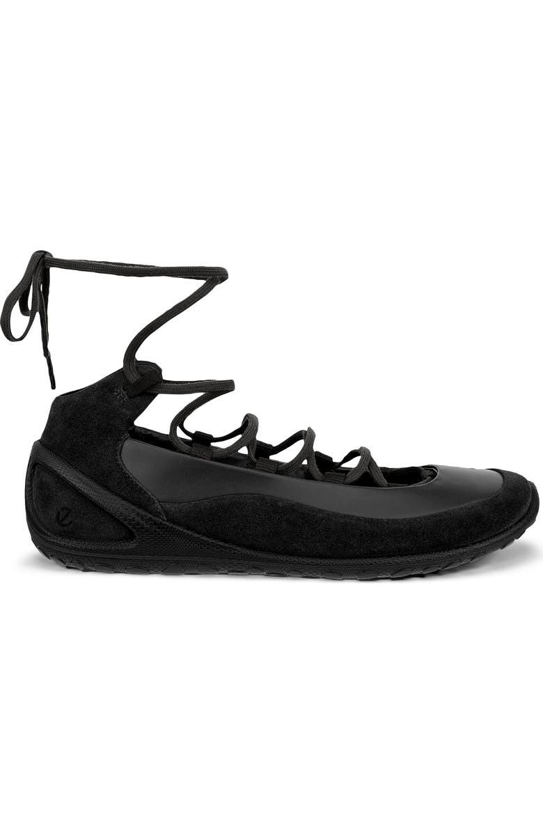 ECCO Biom Lite Ballerina Sneaker, Alternate, color, Black/ Black