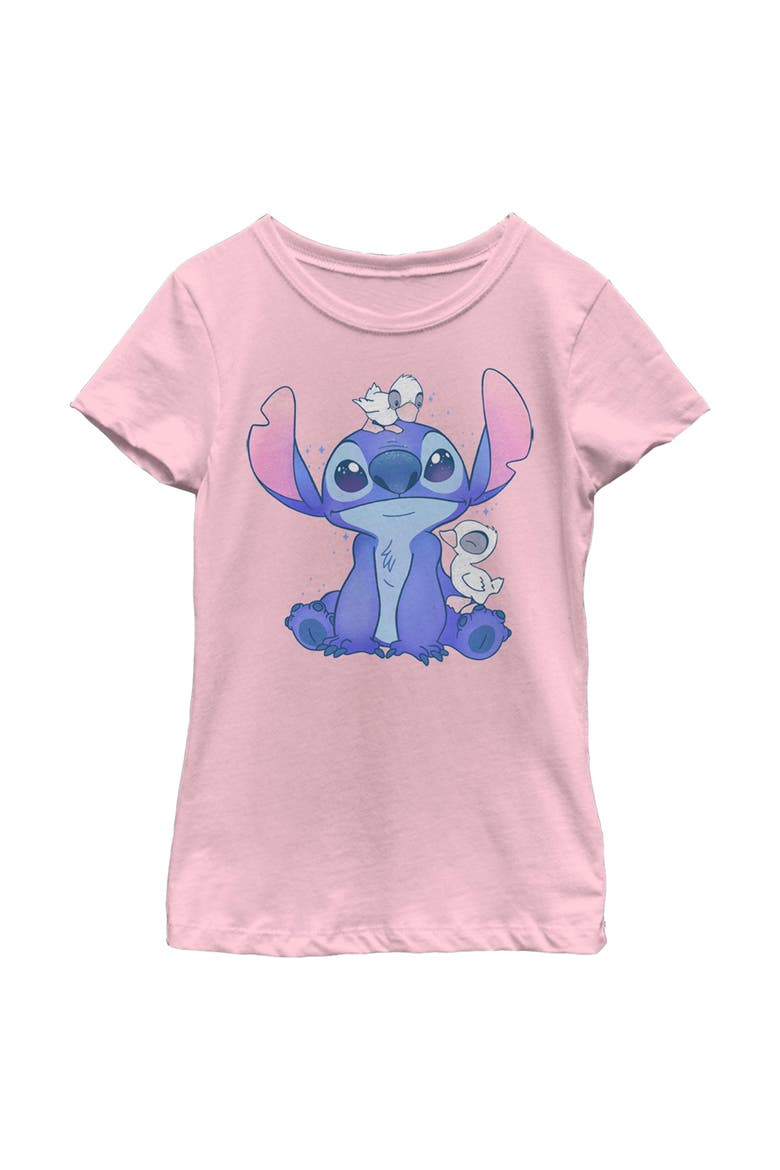 Girls' Hanging with Ducks Graphic Tee, Main, color, Light Pink