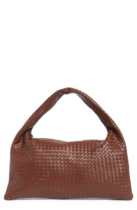 Woven Hobo Shoulder Bag