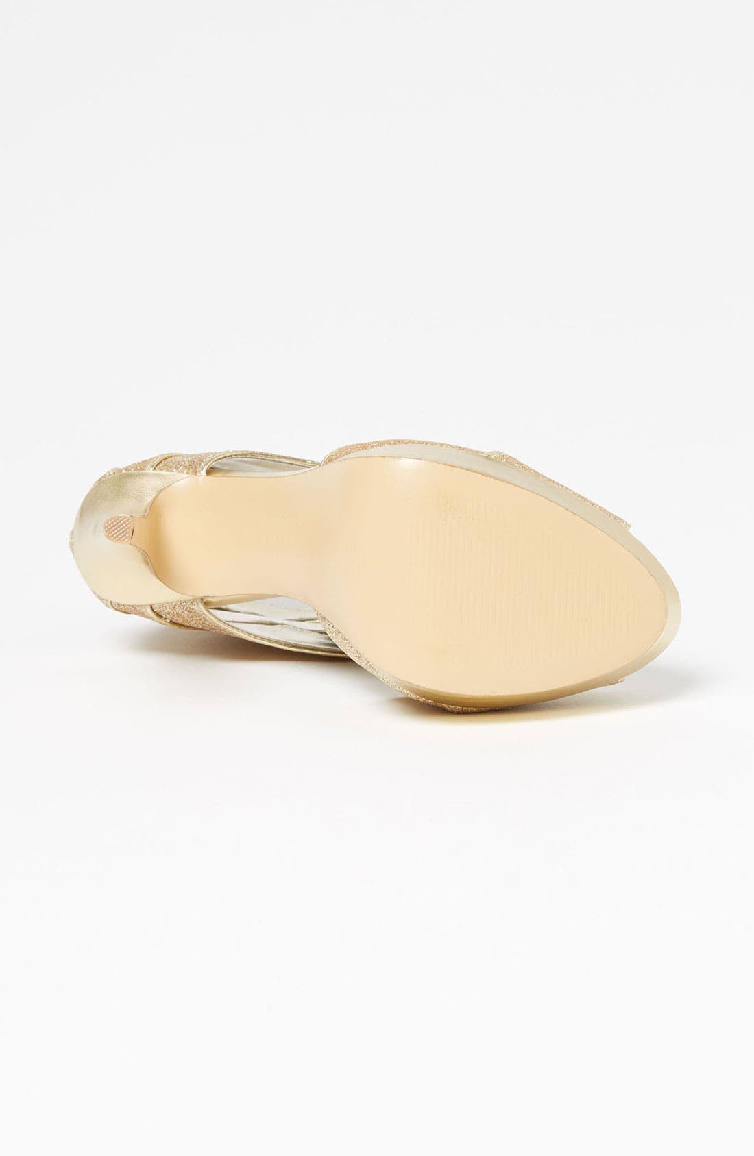 'Gazette' Sandal, Alternate, color, GOLD GLITTER
