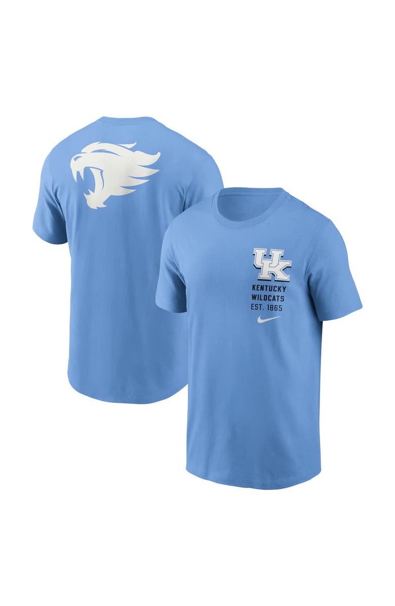 Nike Men's Nike Valor Blue Kentucky Wildcats Record Shattered 2-Hit T-Shirt, Main, color, Light Blue