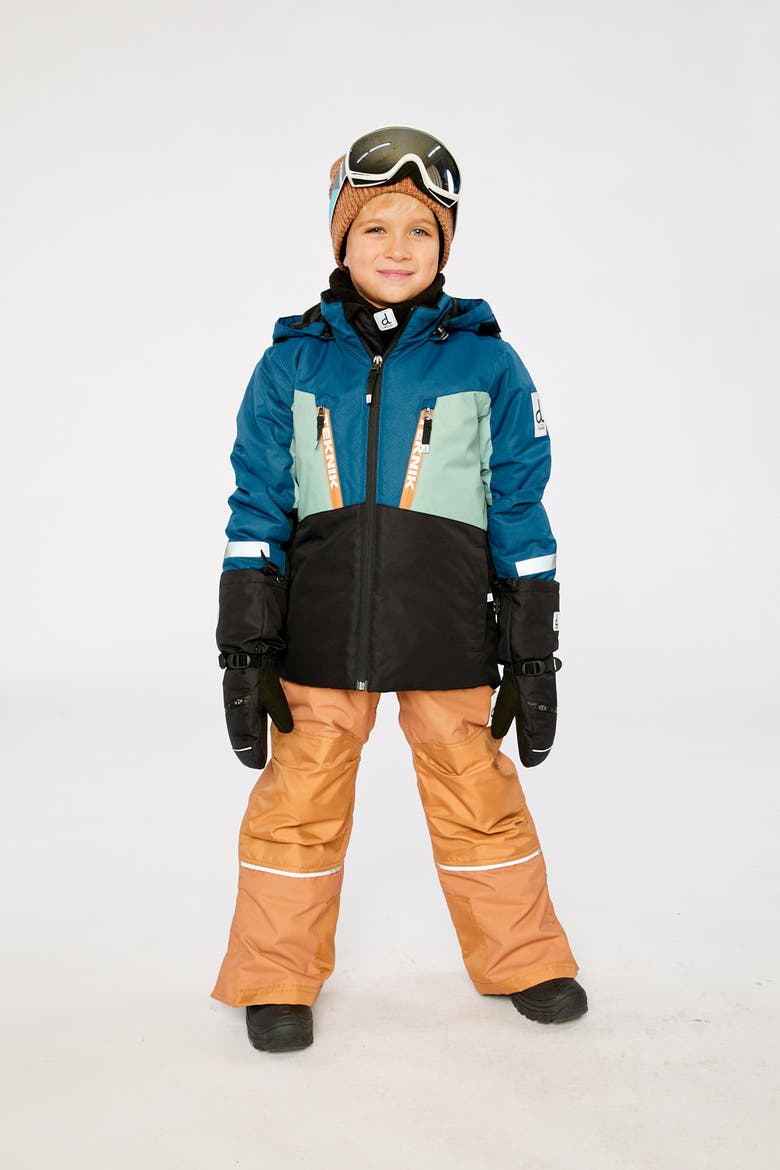 Teknik Fleece Jacket & Pants Two Piece Snowsuit, Alternate, color, Navy Blue