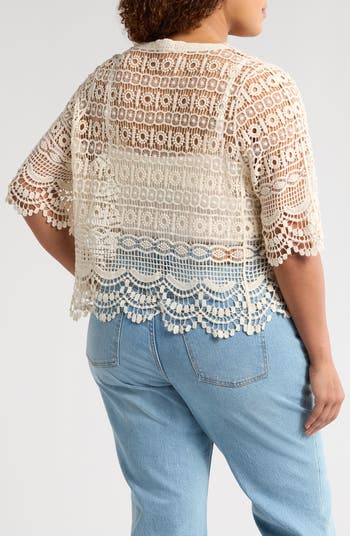 (取寄) リバプールロサンゼルス レディース ショート スリーブ レース ボレロ Liverpool Los Angeles women Short Sleeve Lace Bolero Antique Ivory Liverpool Los Angeles Short Sleeve Lace Bolero | Nordstrom