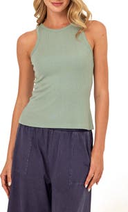 Threads 4 Thought Bailey Feather Ribbed Tank