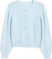 BP. Fuzzy Scoop Neck Cardigan