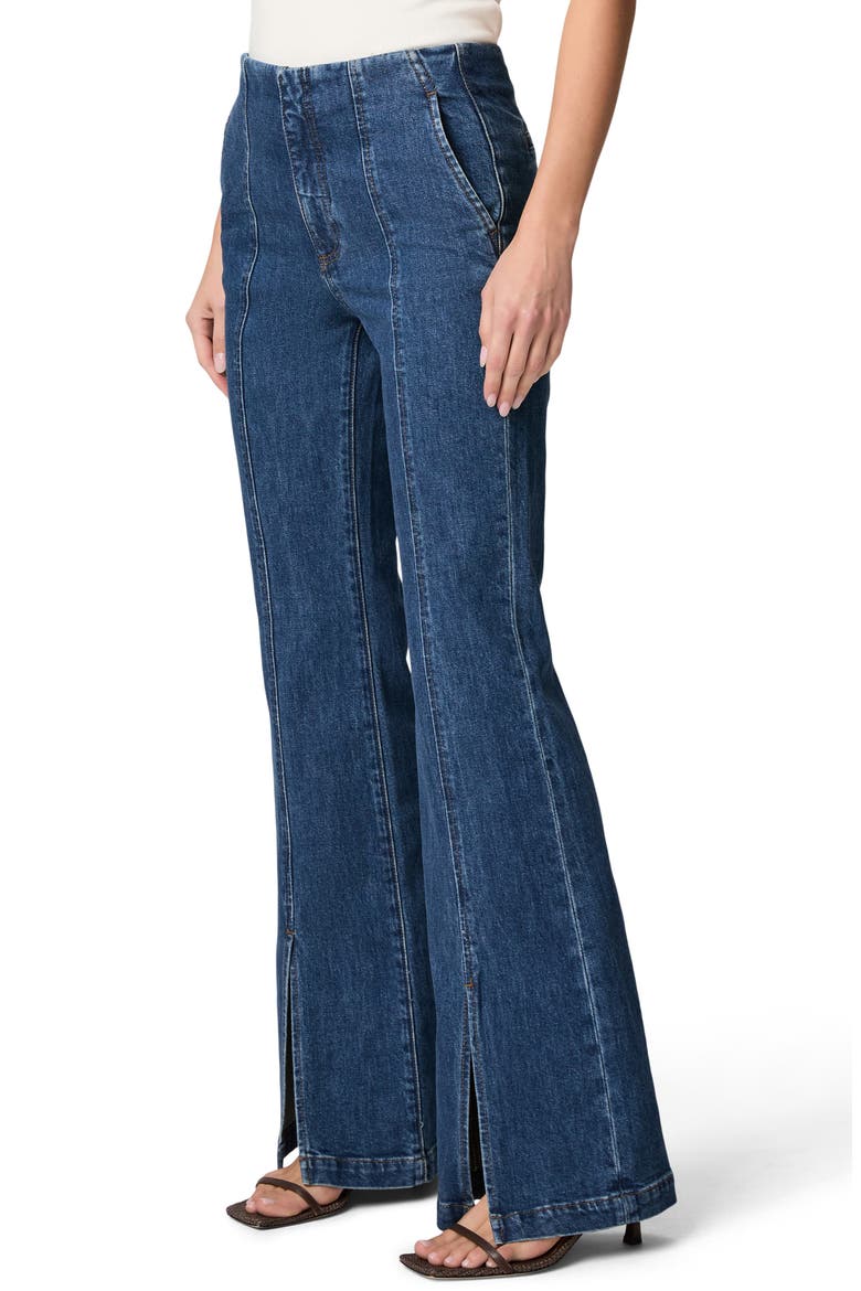 Sofia Front Slit Flare Jeans, Alternate, color, GETAWAY