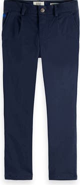 Scotch & Soda Kids' Stuart Straight Leg Twill Chinos