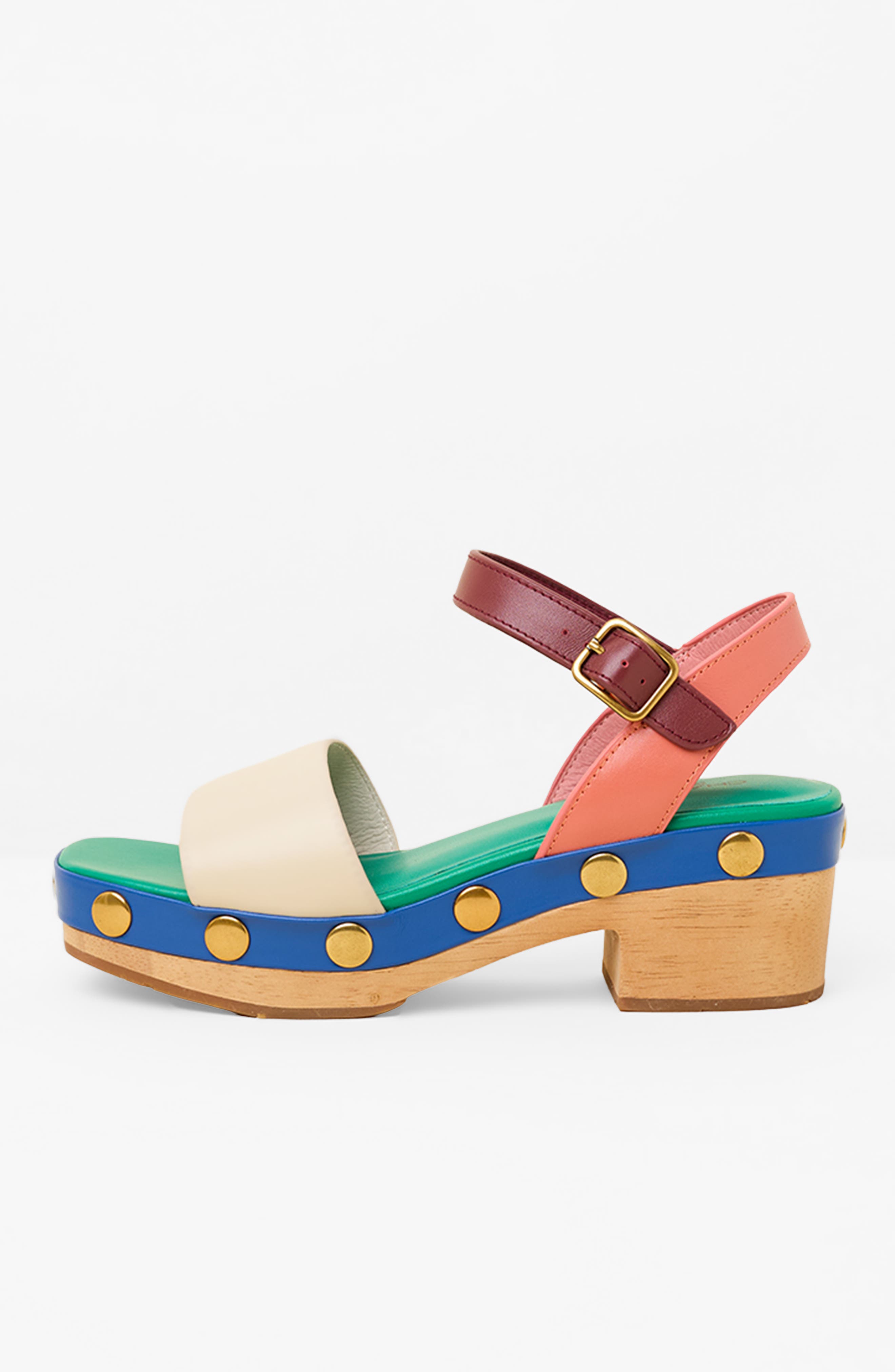 Charlotte Stone Allie Clog Sandal, Alternate, color, Bondi