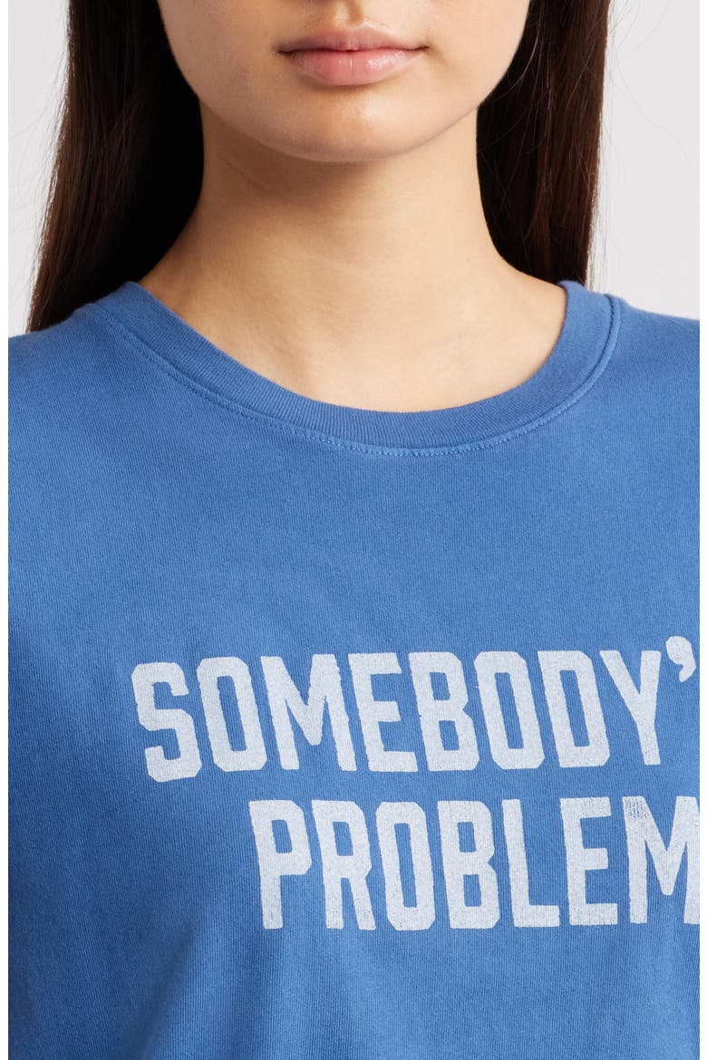 Morgan Wallen 'Somebody's Problem' Graphic T-Shirt, Alternate, color, DENIM
