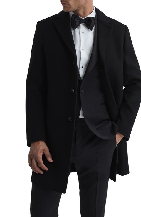 Men's Black Wool Coats | Nordstrom