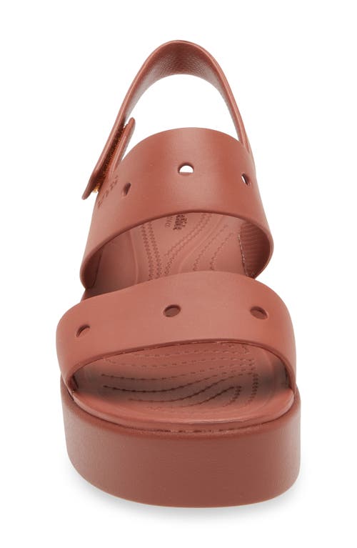 CROCS CROCS BROOKLYN SLINGBACK PLATFORM WEDGE SANDAL