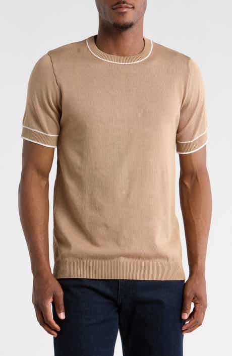 T.R. PREMIUM Textured Short Sleeve Sweater