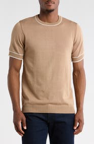 T.R. PREMIUM Textured Short Sleeve Sweater