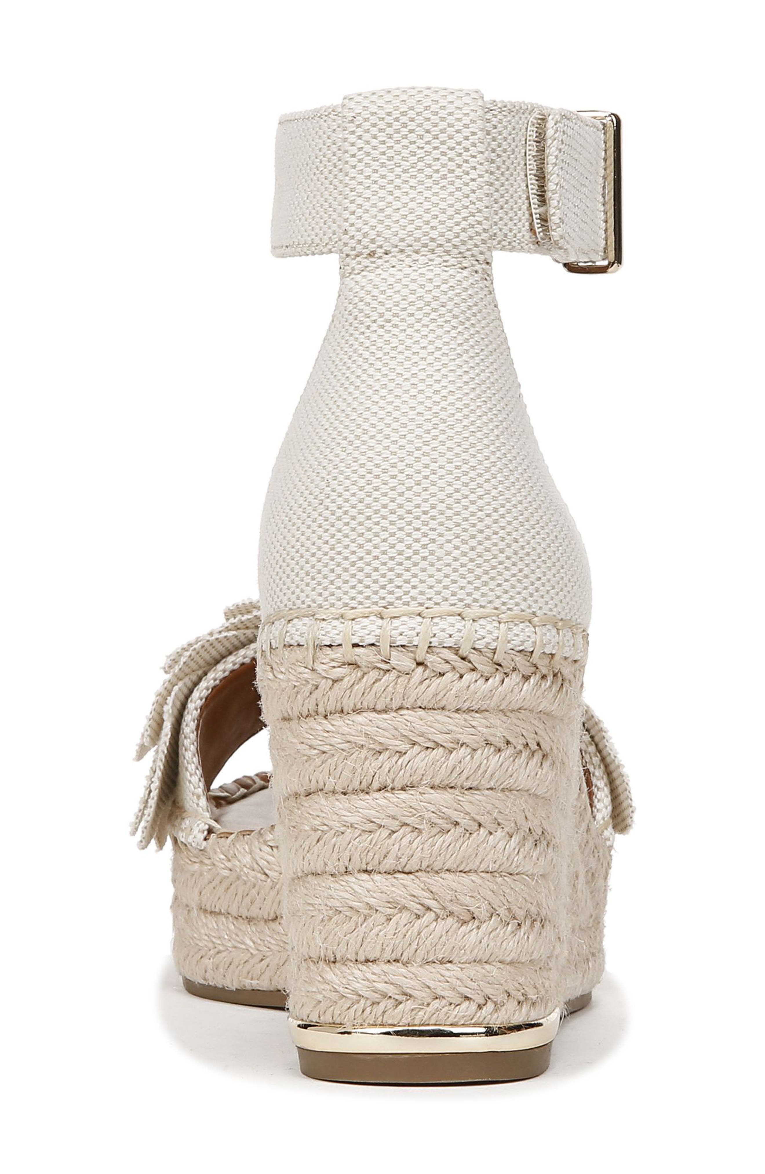 Franco Sarto Clemens Ankle Strap Platform Wedge Espadrille Sandal, Alternate, color, 